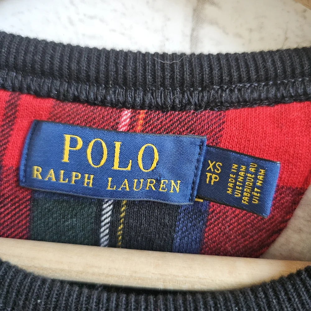 ☆ POLO Men's Soft Fleece Plaid Sweatshirt, XS ☆